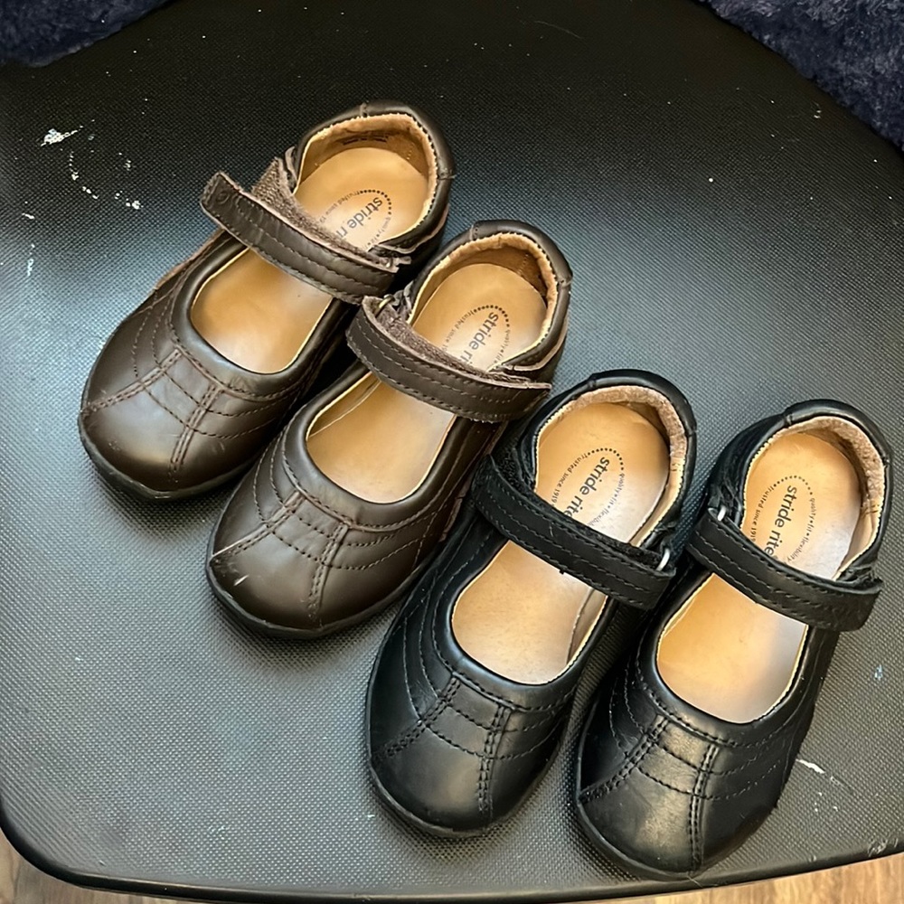 Stride Rite, leather, Claire Mary Jane bundle size 8.5M